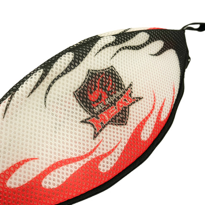 ラグビーボール型マルチメッシュポーチ