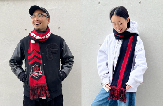 オリジナルサッカーマフラー